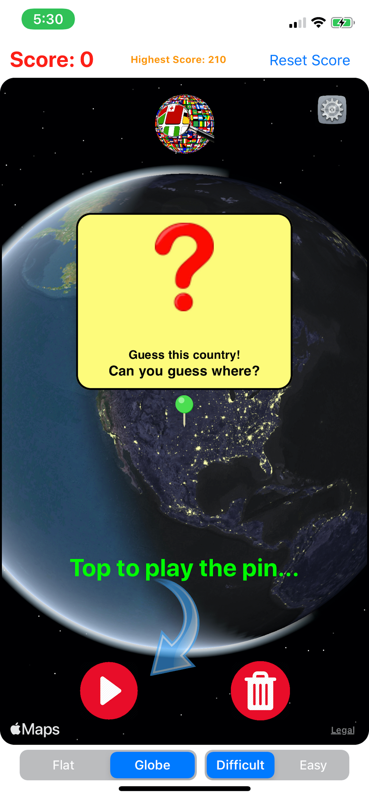 Spinning World app screenshot